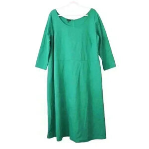 Talbots Green Midi Dress